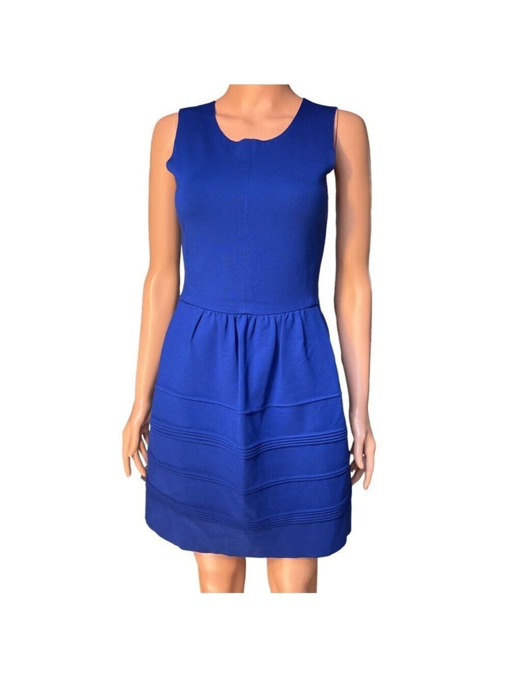 Madewell Vibrant Blue Sleeveless Mini Dress XS